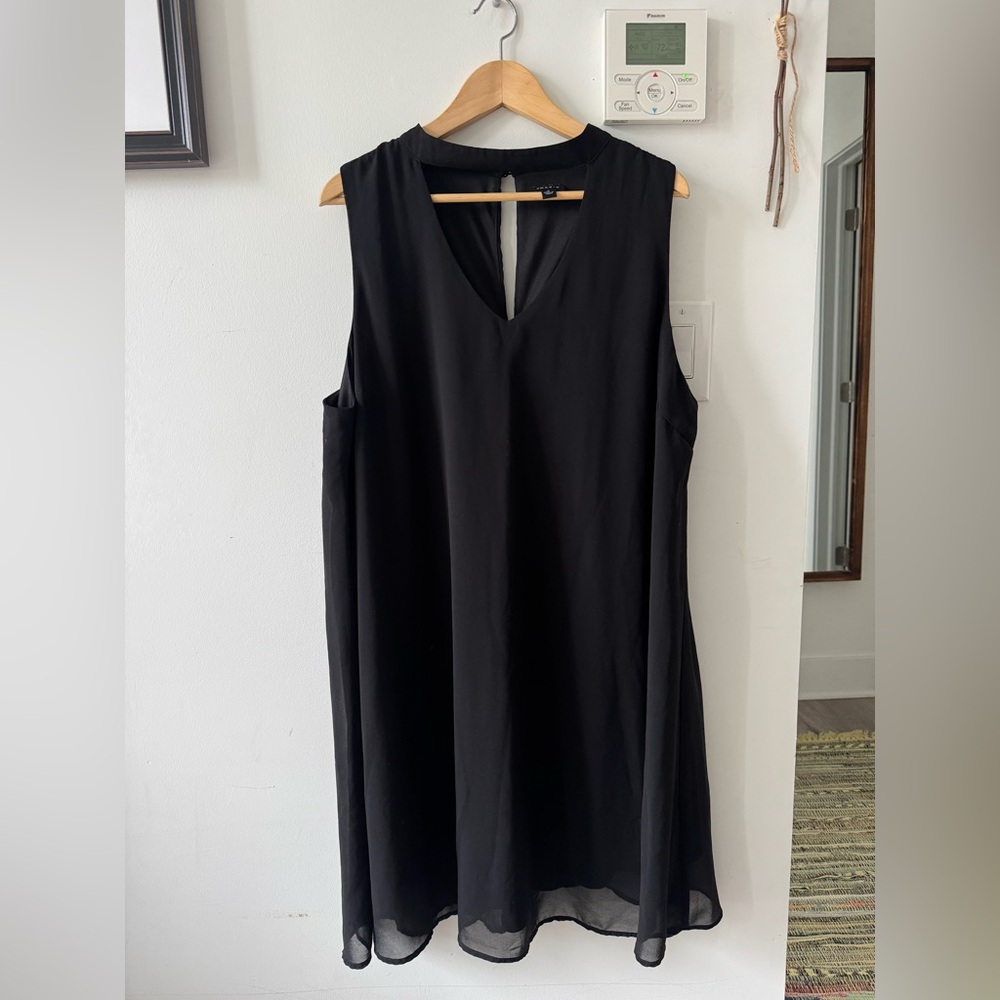 Torrid Black Keyhole Dress with back details